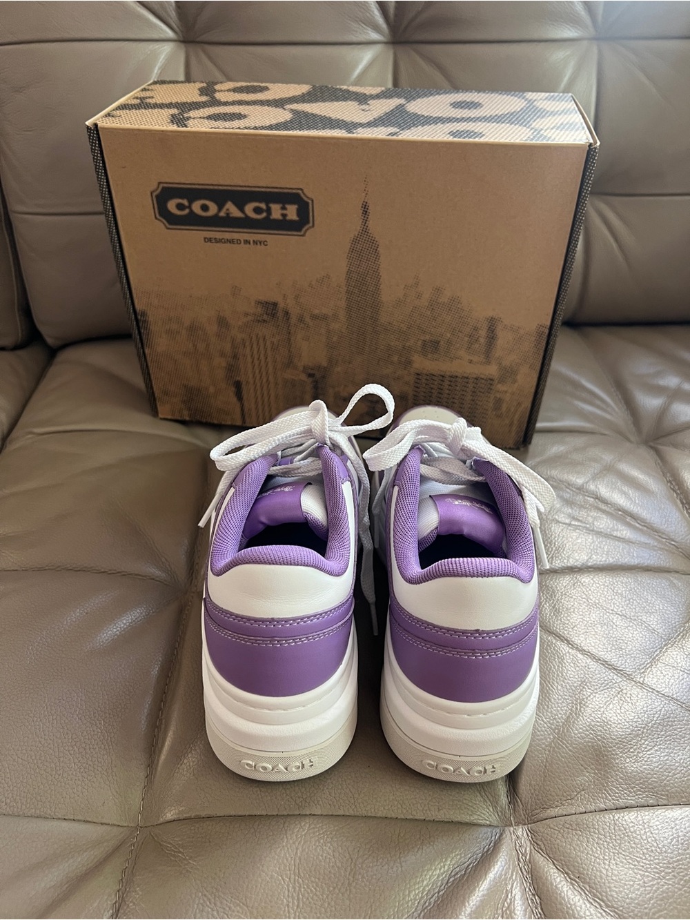Brand New Coach  women Platform Sneaker Size 7 & 7.5 - Picture 3 of 7